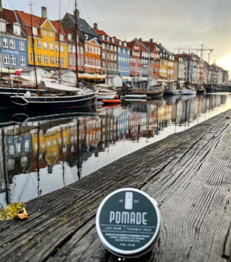 Pomade on a Scandinavian Waterfront